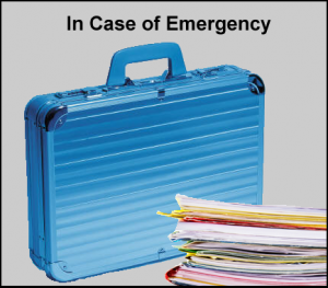 grab and go box in case of emergency